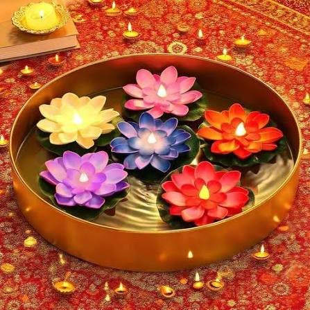 Decorative Flower Candles